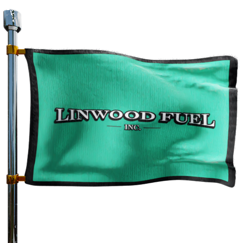 Linwood Fuel Inc Heating Oil Prices Flag Photo of Linwood Fuel Inc flag denoting best heating oil prices the company offers