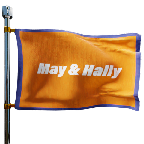 May & Hally Inc Heating Oil Prices Flag Photo of May & Hally Inc flag denoting best heating oil prices the company offers