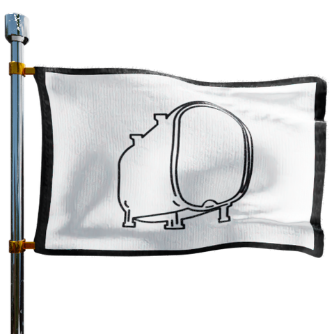 Oil Peddler Heating Oil Prices Flag Photo of Oil Peddler flag denoting best heating oil prices the company offers