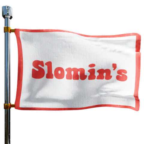 Slomin's Inc Heating Oil Prices Flag Photo of Slomin's Inc flag denoting best heating oil prices the company offers