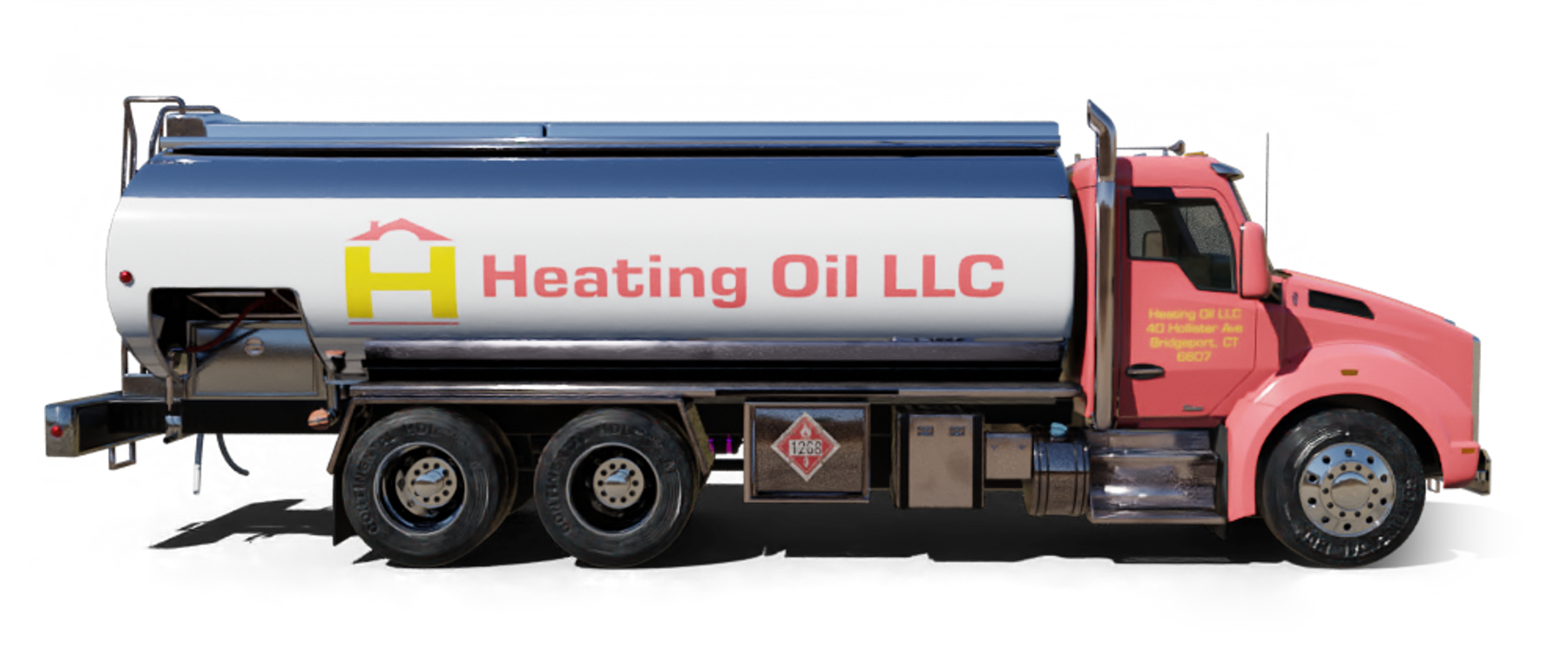 Heatly Oil truck Heatly Oil Truck in front of metro line