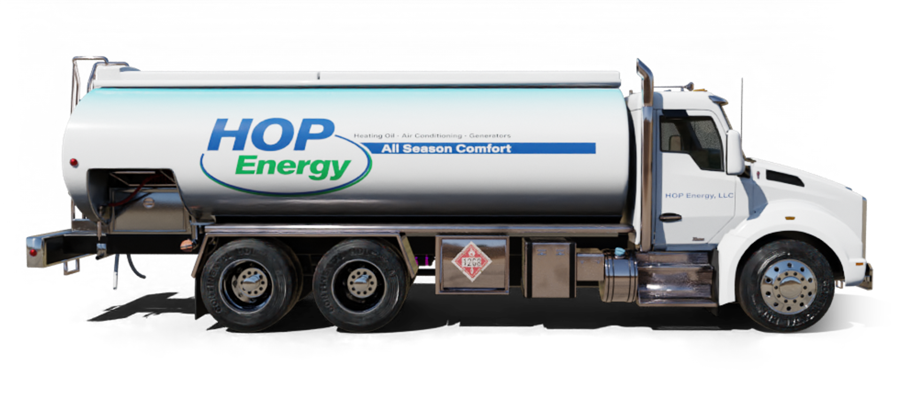 Heatly Oil truck Heatly Oil Truck in front of metro line