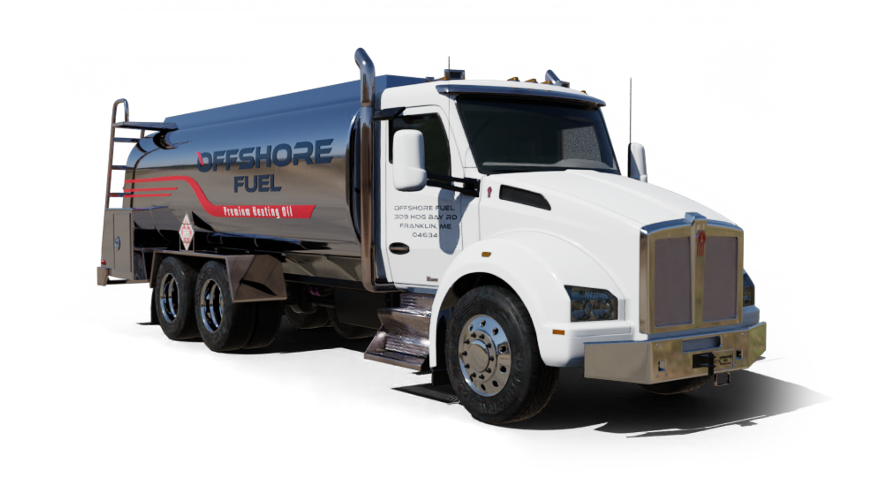 Heatly Oil truck Heatly Oil Truck in front of metro line