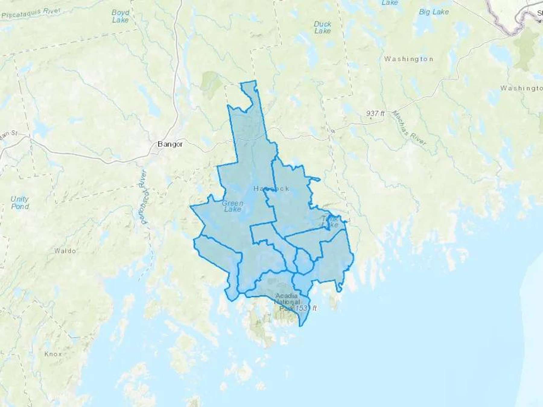 Offshore Fuel Llc Cash Heating Oil Delivery Map Map With The Offshore Fuel Llc Heating Oil Delivery Area Shaded In Blue