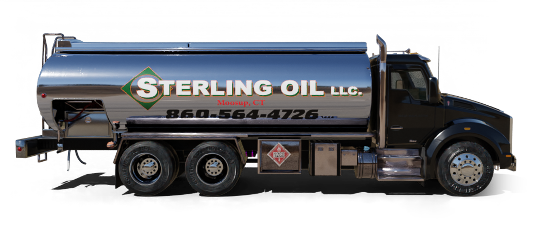 Petro Inc Heating Oil Truck Petro Inc residential home heating oil truck in front of the LIRR station in Lindenhurst, Long Island, New York delivering fuel oil.