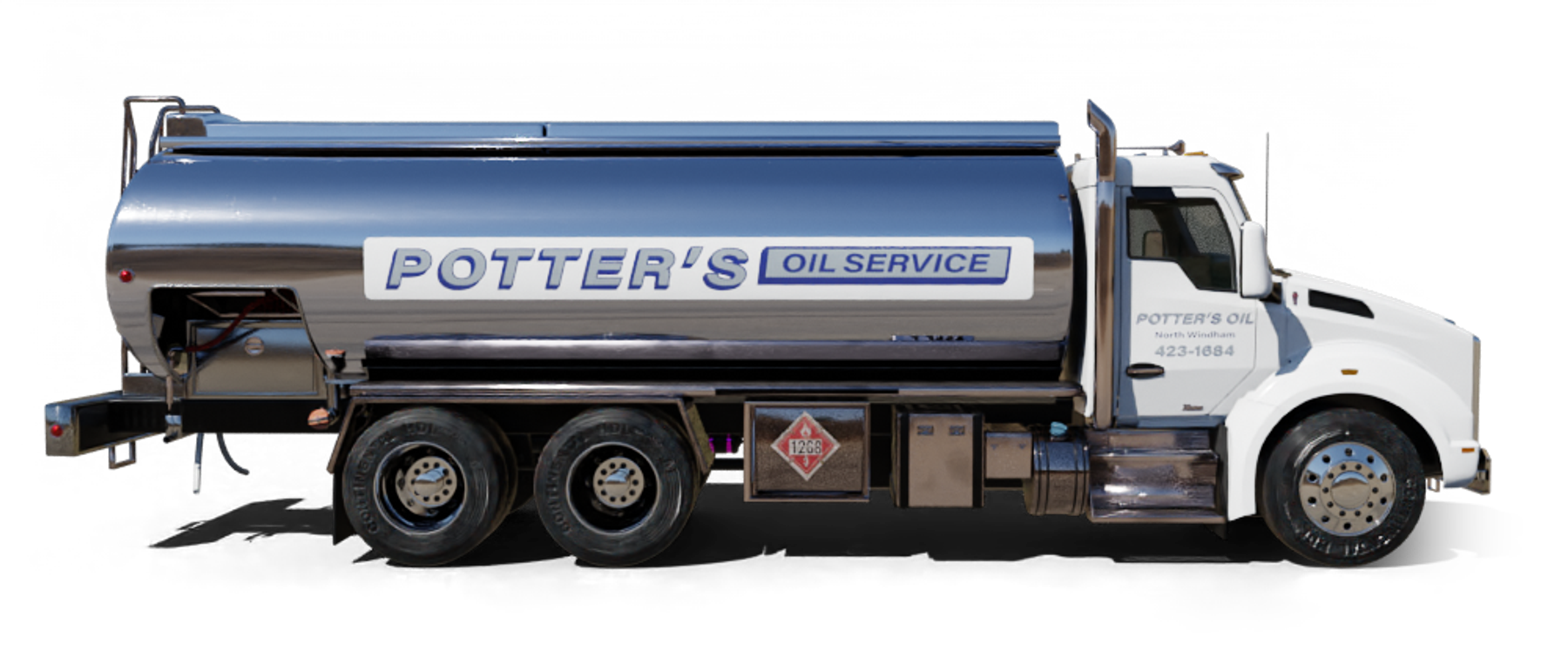 Pioneer Valley Heating Oil and Propane Truck parked at riverside Pioneer Valley Heating Oil and Propane Truck parked at riverside