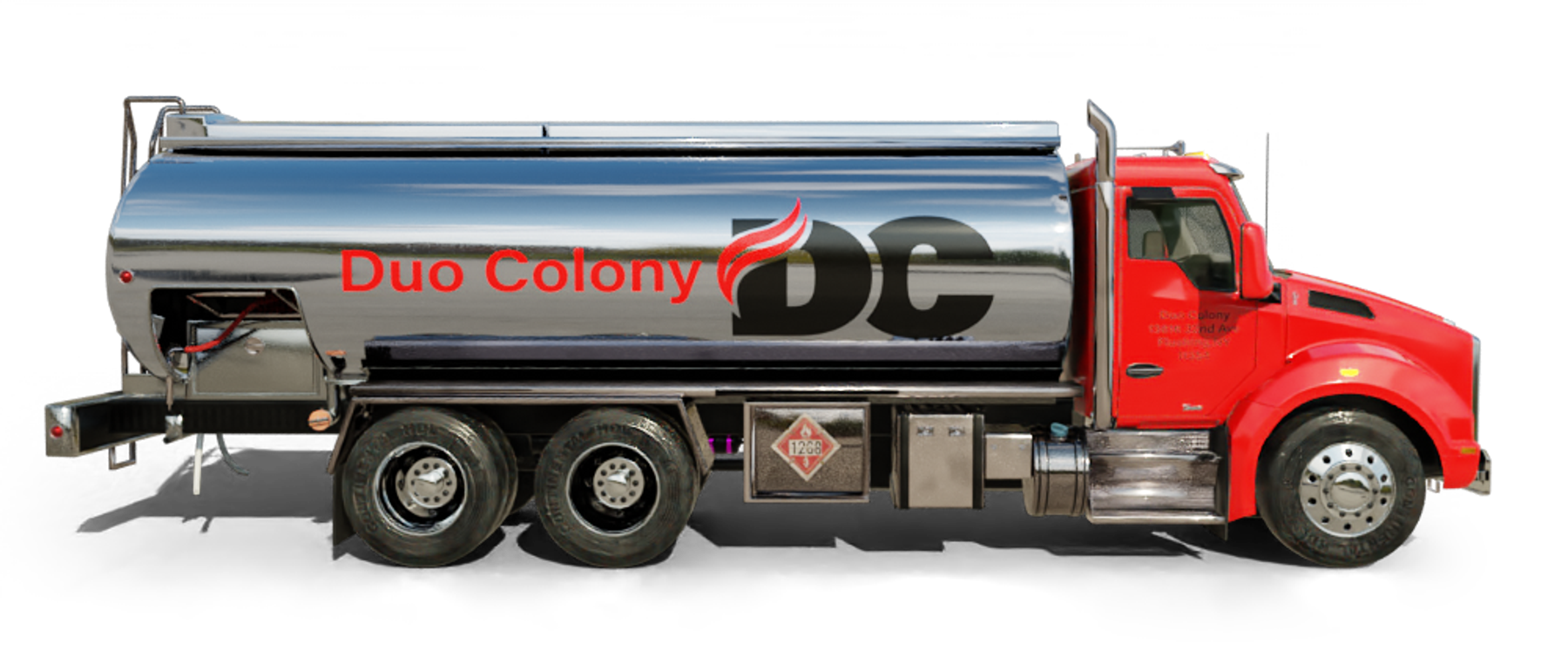 Eckert Oil Heating Oil Truck Eckert Oil residential home heating oil truck on Pettit Avenue in Bellmore, Long Island, New York delivering fuel oil.