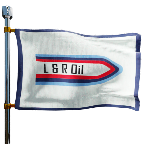 L & R Oil cash heating oil price logo