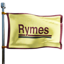 Rymes Heating Oil Prices Flag Photo of Rymes flag denoting best heating oil prices the company offers