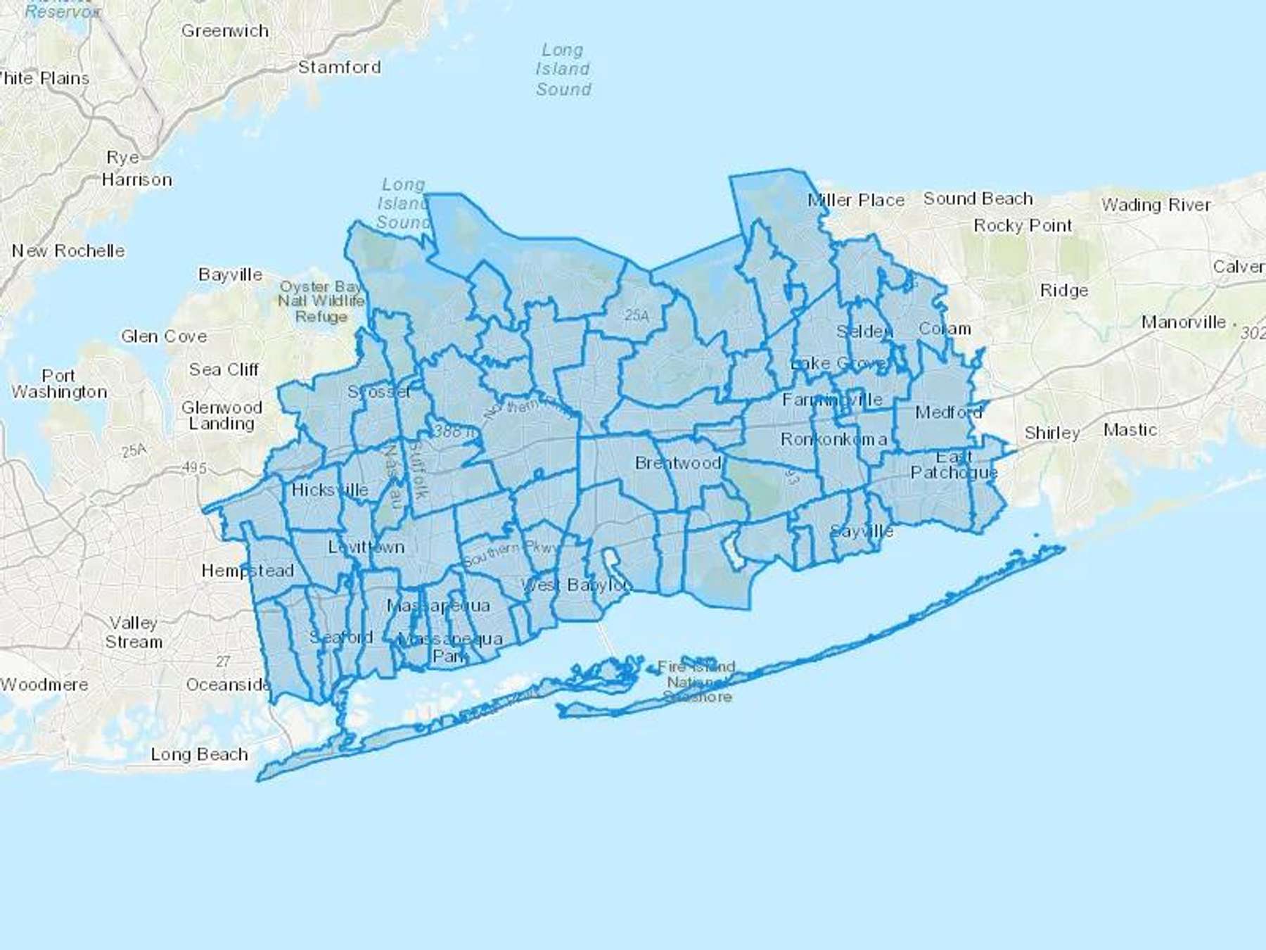 Frank Bros Fuel Corp Cash Heating Oil Delivery Map Map With The Frank Bros Fuel Corp Heating Oil Delivery Area Shaded In Blue
