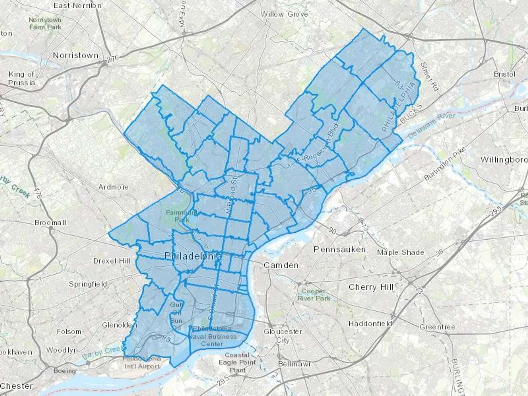 F C Haab Co Inc Cash Heating Oil Delivery Map Map With The F C Haab Co Inc Heating Oil Delivery Area Shaded In Blue