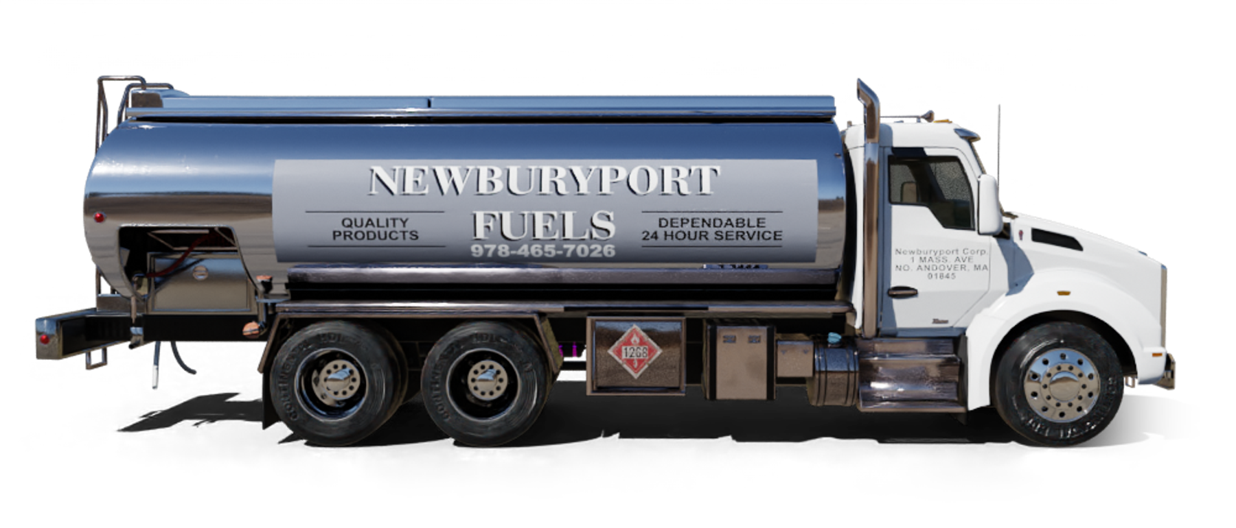 Heatly Oil truck Heatly Oil Truck in front of metro line