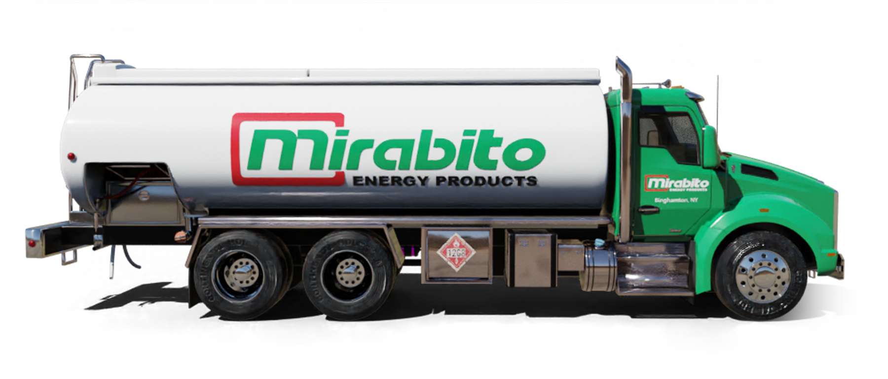 Pioneer Valley Heating Oil and Propane Truck parked at riverside Pioneer Valley Heating Oil and Propane Truck parked at riverside