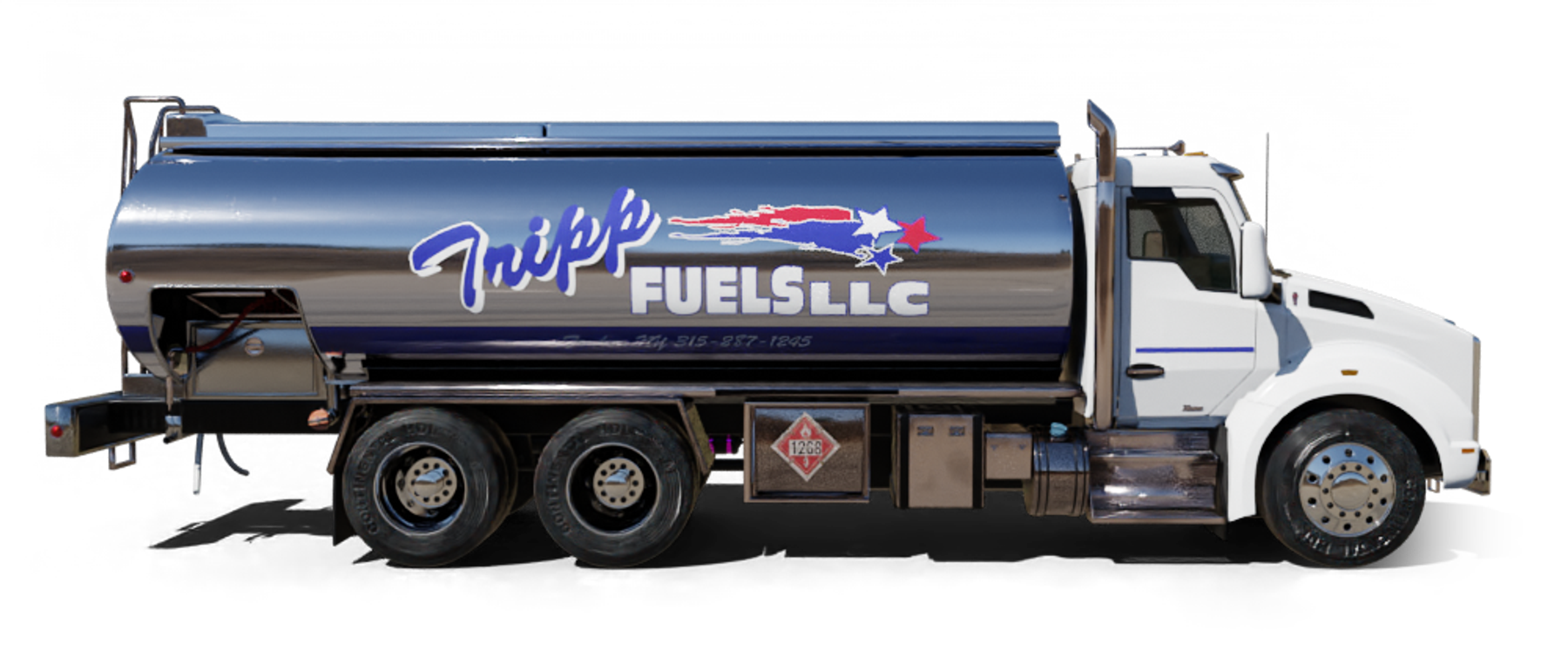 J Thurston Heating Oil Truck J Thurston Heating Oil Truck parked at riverside