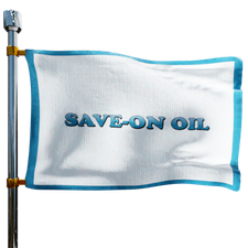 SaveOn Oil Heating Oil Prices Flag Photo of SaveOn Oil flag denoting best heating oil prices the company offers