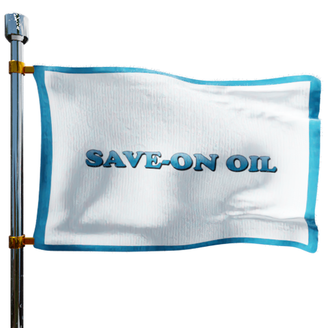 SaveOn Oil Heating Oil Prices Flag Photo of SaveOn Oil flag denoting best heating oil prices the company offers