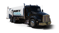 Husky Fuel LLC Cash Heating Oil truck Photo of a Husky Fuel LLC heating oil truck