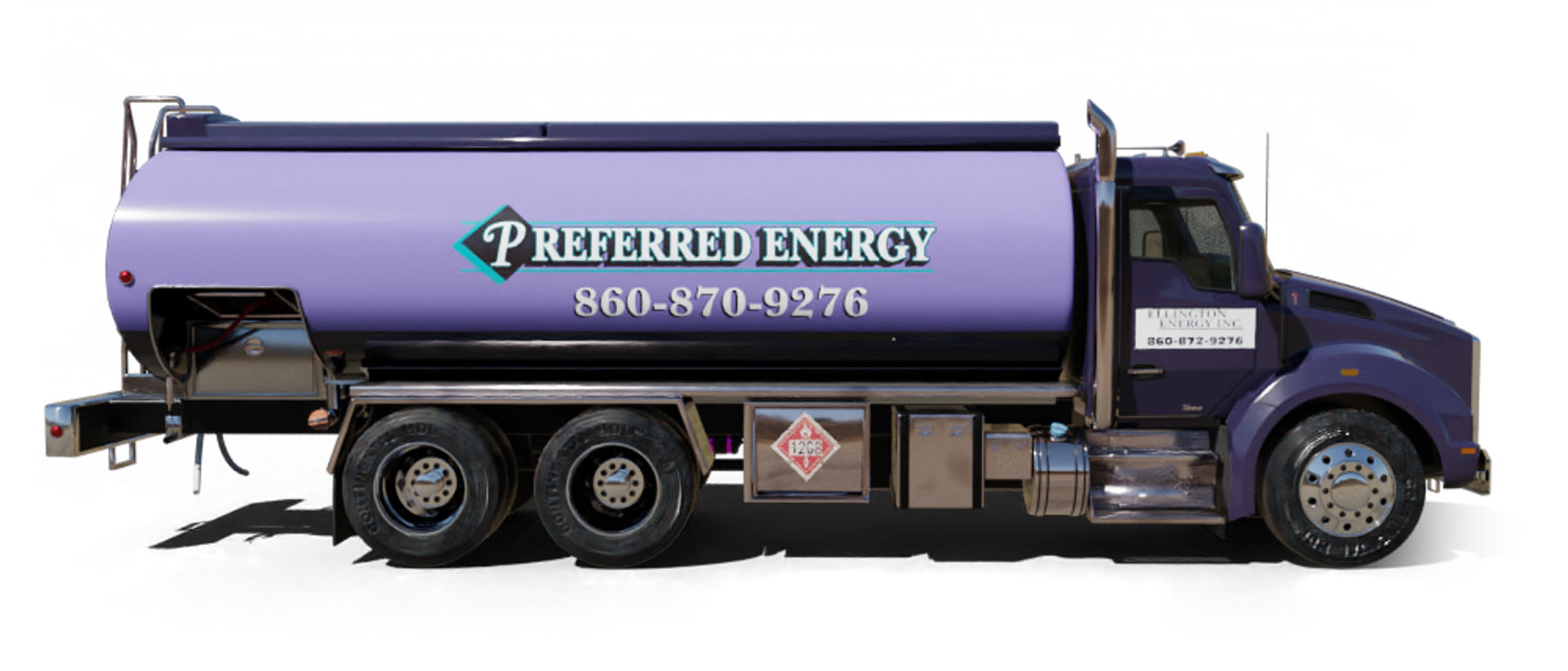 Heatly Oil truck Heatly Oil Truck in front of metro line