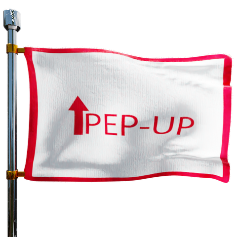 PepUp Heating Oil Prices Flag Photo of PepUp flag denoting best heating oil prices the company offers