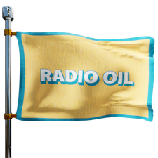 Radio Oil Co Heating Oil Prices Flag Photo of Radio Oil Co flag denoting best heating oil prices the company offers