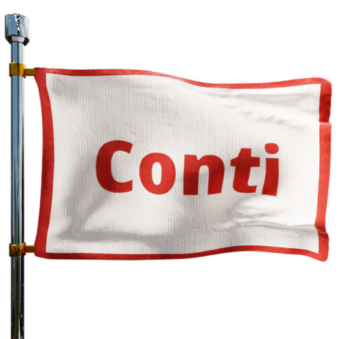Conti Oil Inc Heating Oil Prices Flag Photo of Conti Oil Inc flag denoting best heating oil prices the company offers