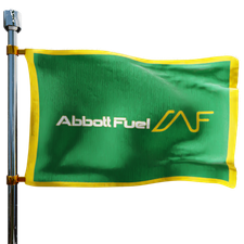 Abbott Fuel Co Heating Oil Prices Flag Photo of Abbott Fuel Co flag denoting best heating oil prices the company offers