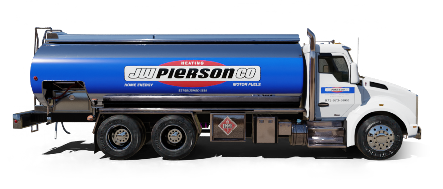 Heatly Oil truck Heatly Oil Truck in front of metro line