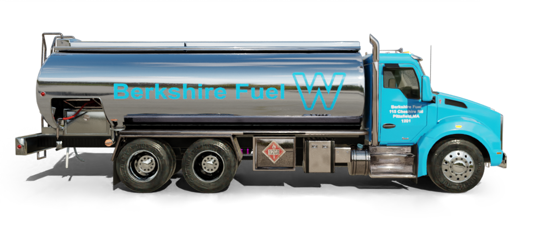 Montauk, Long Island, NY Heating Oil Truck Residential heating oil truck in a suburban community in Montauk, Long Island, New York delivering fuel oil.