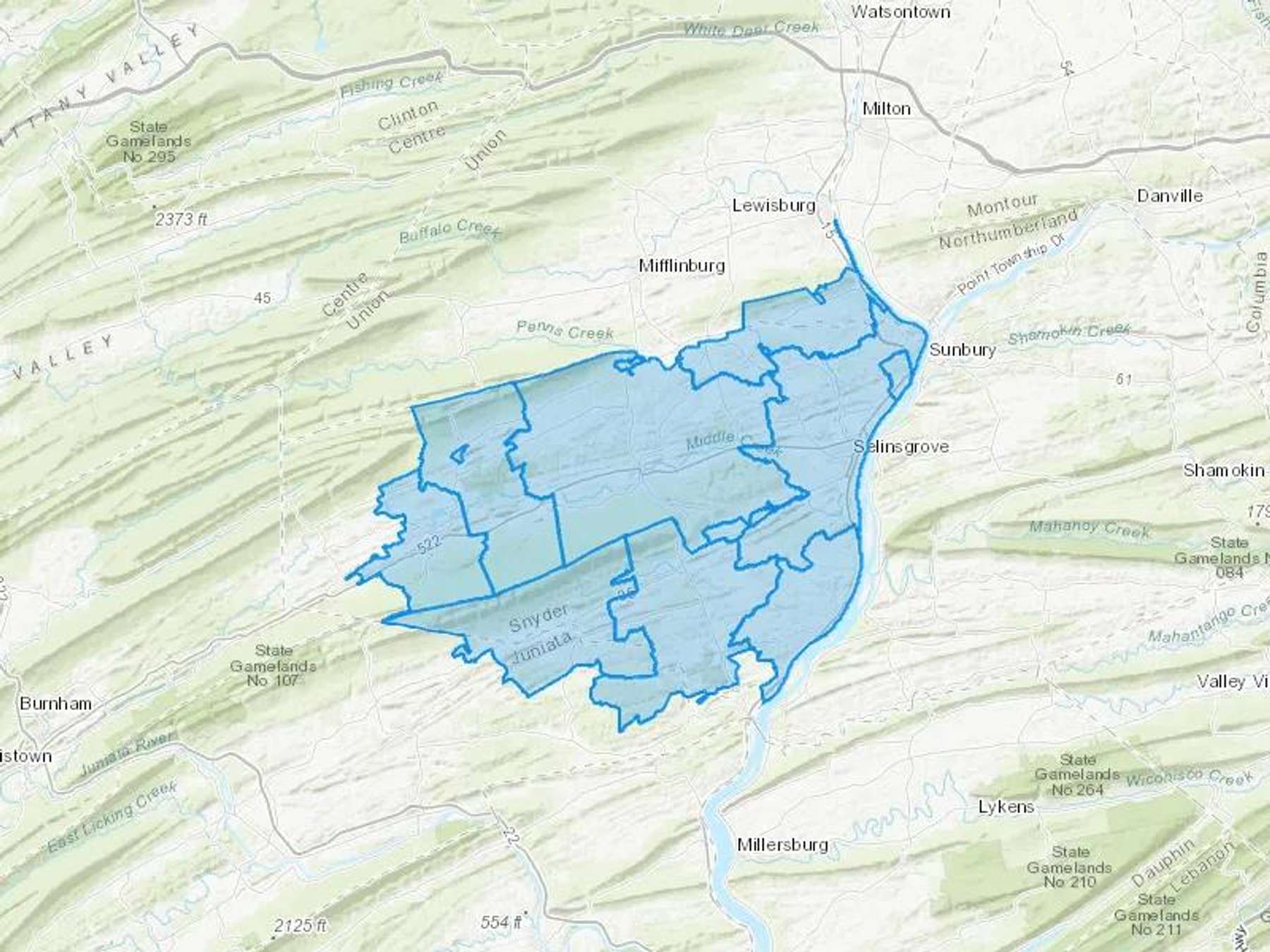 Affordable Holdings Inc Cash Heating Oil Delivery Map Map With The Affordable Holdings Inc Heating Oil Delivery Area Shaded In Blue