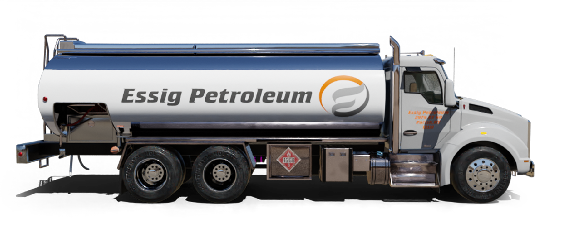 Automatic Heat Services Heating Oil Truck Automatic Heat Services residential home heating oil truck parked on Garden Street in Baldwin, Long Island, New York delivering fuel oil.