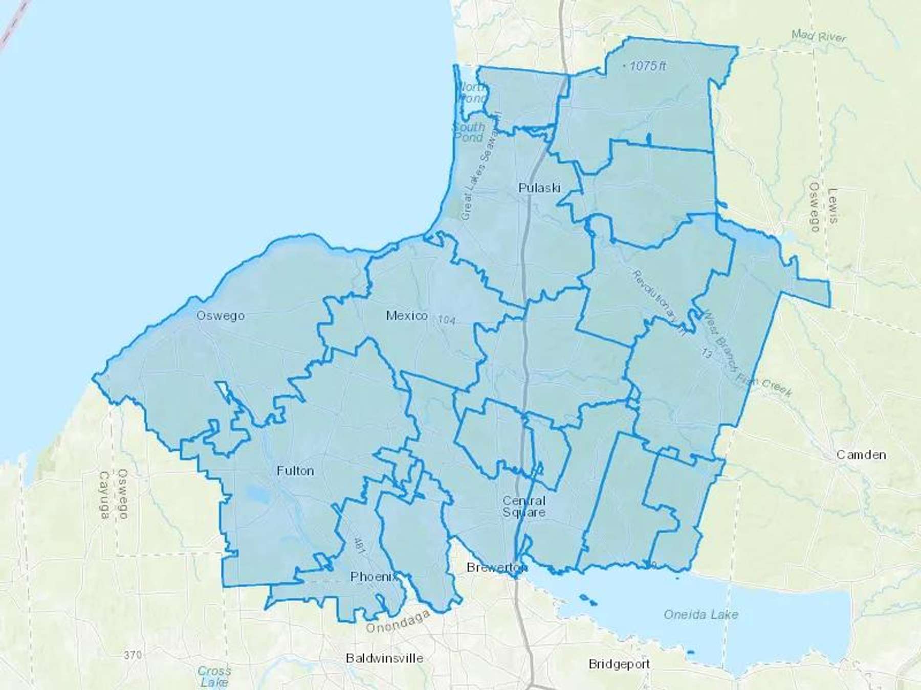 Benjamin S Essig Essig Petroleum Cash Heating Oil Delivery Map Map With The Benjamin S Essig Essig Petroleum Heating Oil Delivery Area Shaded In Blue