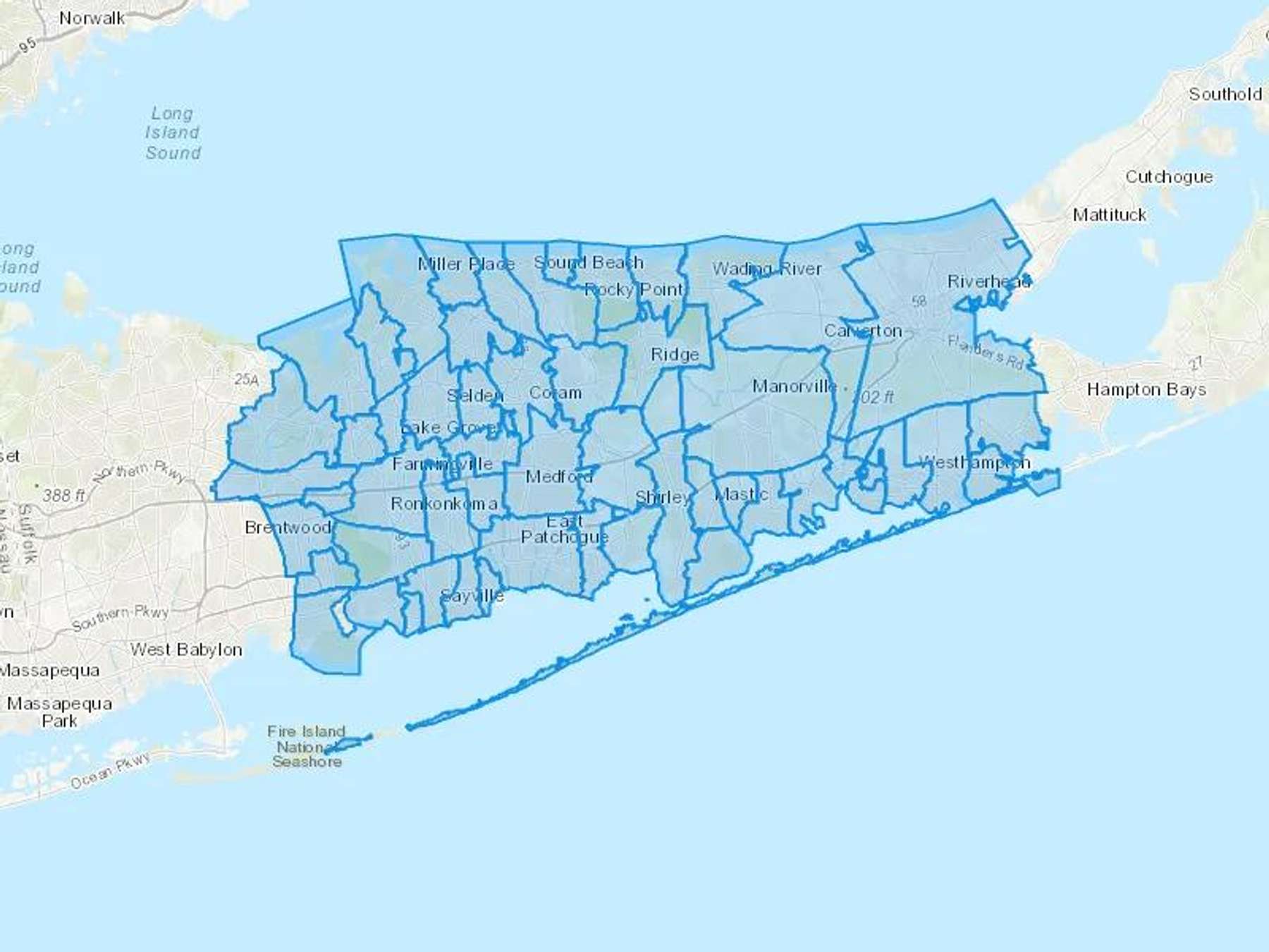 Sentral Fuel Llc Cash Heating Oil Delivery Map Map With The Sentral Fuel Llc Heating Oil Delivery Area Shaded In Blue
