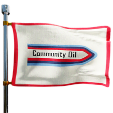 Community Oil Company Heating Oil Prices Flag Photo of Community Oil Company flag denoting best heating oil prices the company offers