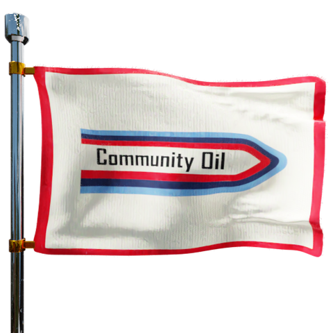 Community Oil Company Heating Oil Prices Flag Photo of Community Oil Company flag denoting best heating oil prices the company offers