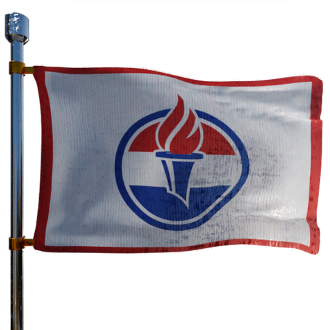 Victory Fuel Co. Heating Oil Prices Flag Photo of Victory Fuel Co. flag denoting best heating oil prices the company offers