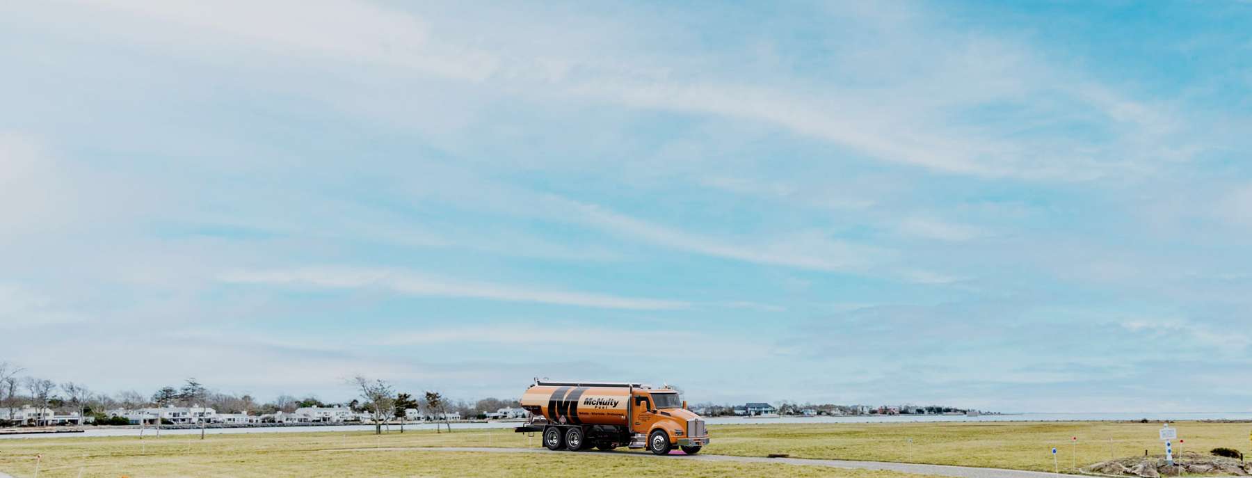 Morano Fuel Heating Oil Truck Morano Fuel residential home heating oil truck in front of the USPS building in Wantagh, Long Island, New York delivering fuel oil.