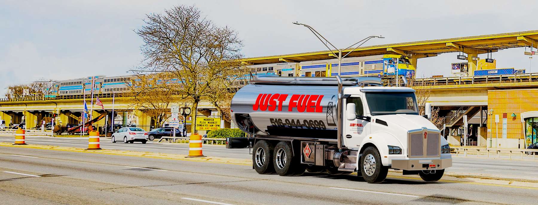 Kardesh Petroleum Heating Oil Truck Kardesh Petroleum residential home heating oil truck on the street in Bellmore, Long Island, New York delivering fuel oil.
