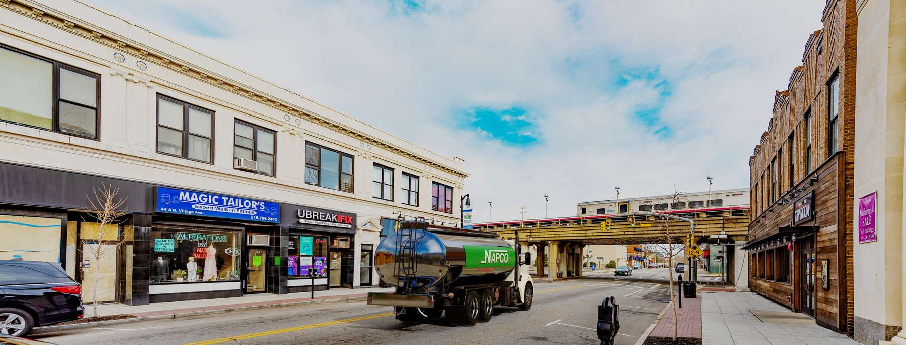 O.K. Petroleum Heating Oil Truck O.K. Petroleum residential home heating oil truck parked in front of a firehouse in Hauppauge, Long Island, New York delivering fuel oil.