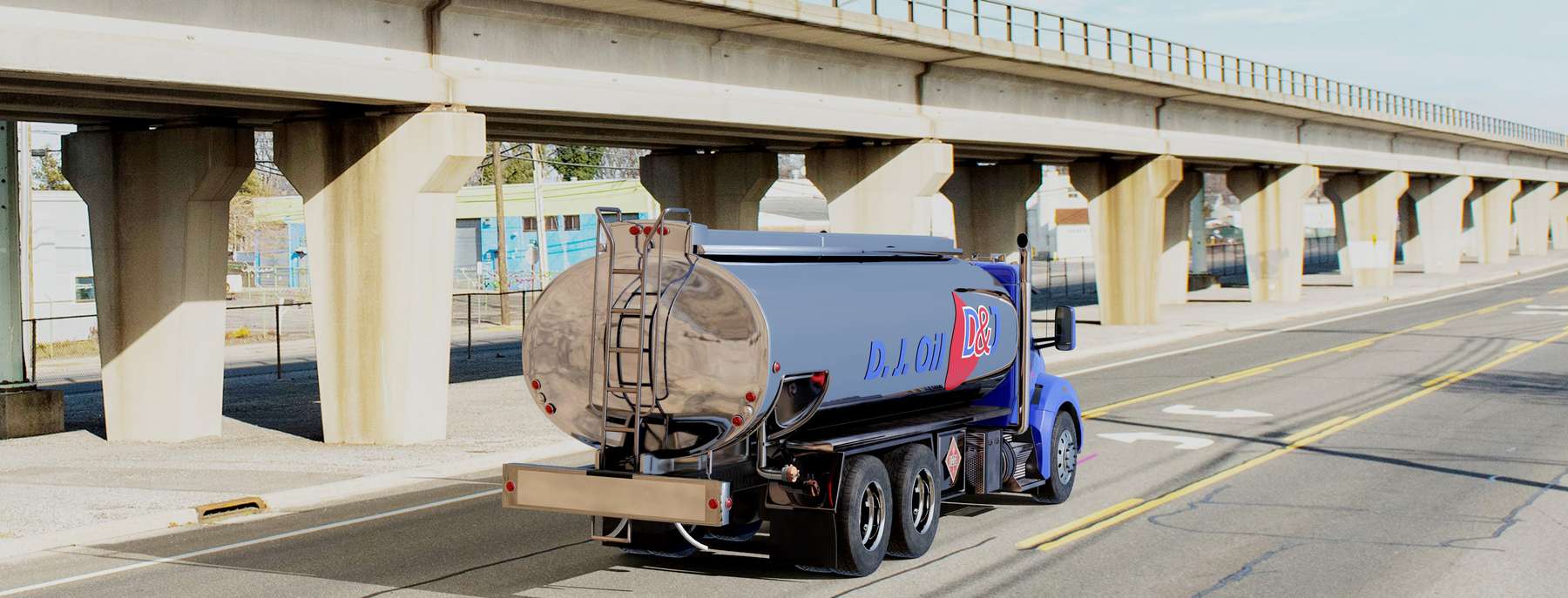 Devoe Fuel Oil Heating Oil Truck Devoe Fuel Oil residential home heating oil truck on a cloudy afternoon in Shirley, Long Island, New York delivering fuel oil.