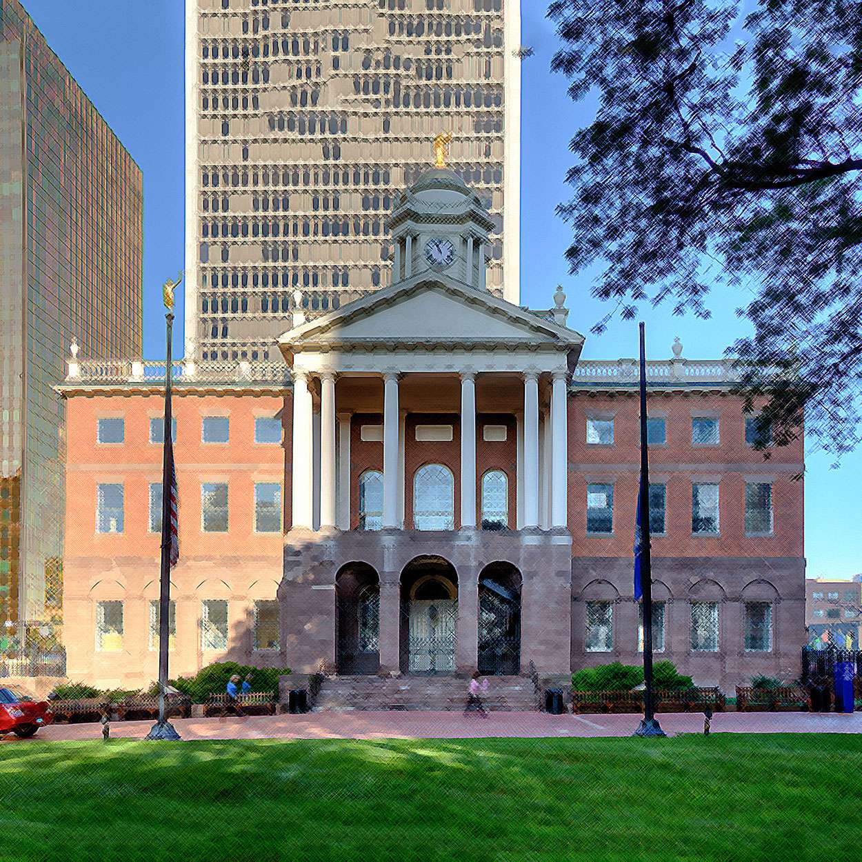 Photo of a building in State Capitol, Connecticut
